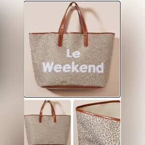 Anthropologie le weekend bag